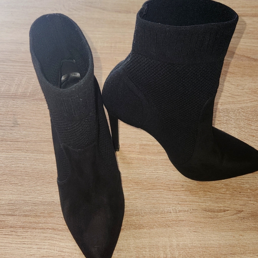 Call it Spring, Stilleto heeled sock boot. 7